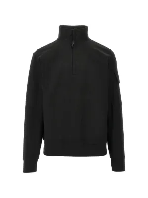 C.P. Company ハーフジップ セーター | ブラック | FARFETCH JP