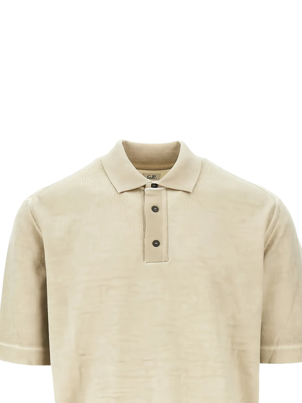 C.P. Company Poloshirt met knopen Beige