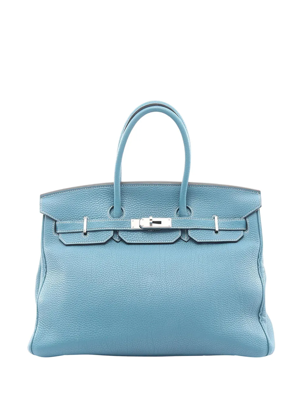 Hermès Pre-Owned 2010 Togo Birkin 35 handbag - Blu
