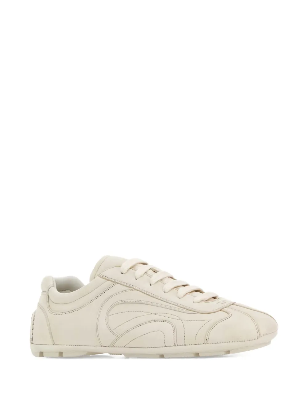 Prada Montecarlo Re-Edition 2005 leren sneakers Beige