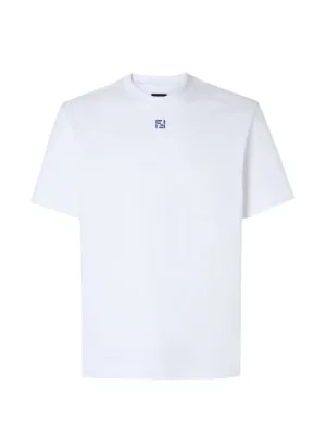 にゃん〆FENDI メンズTシャツ　モックネック　S ホワイト にゃん〆FENDI メンズTシャツ モックネック S ホワイト にゃん〆様専用
