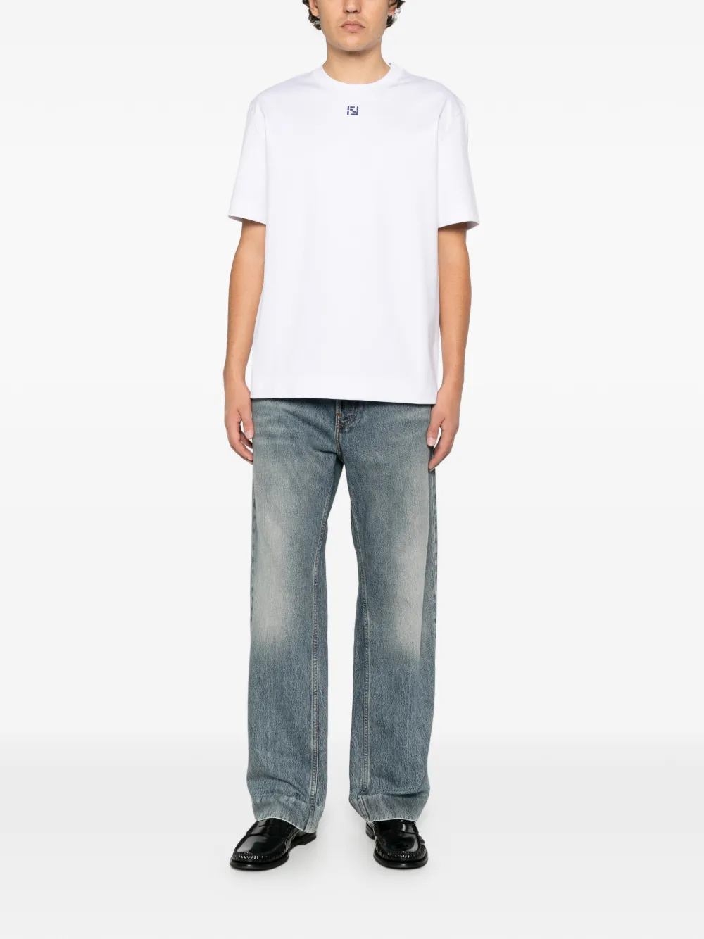 FENDI Katoenen T-shirt Wit