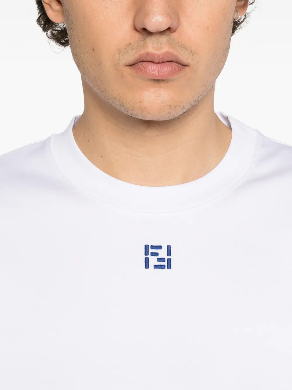 FENDI Katoenen T-shirt Wit