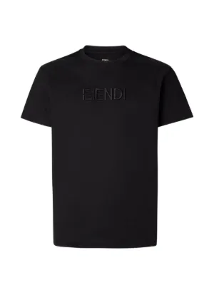 FENDI Logo T-shirt | Black | FARFETCH JO