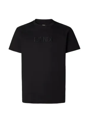 FENDI ロゴ Tシャツ | ブラック | FARFETCH JP