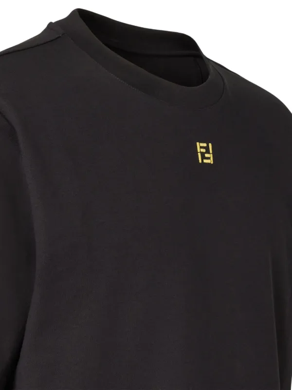 FENDI Logo T-shirt | Black | FARFETCH JO