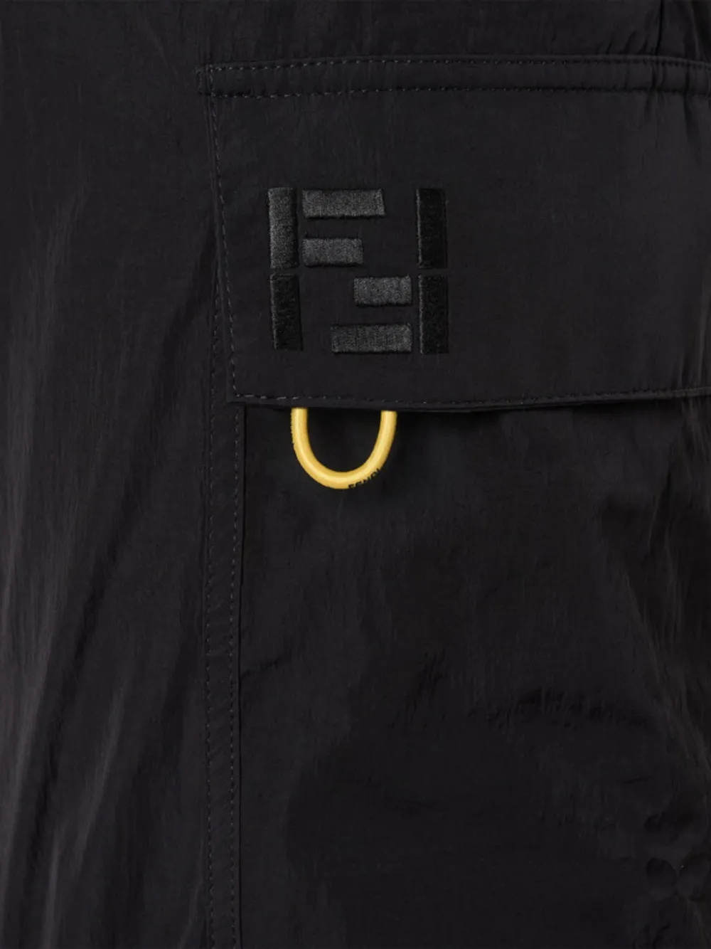 FENDI Broek met elastische tailleband Zwart