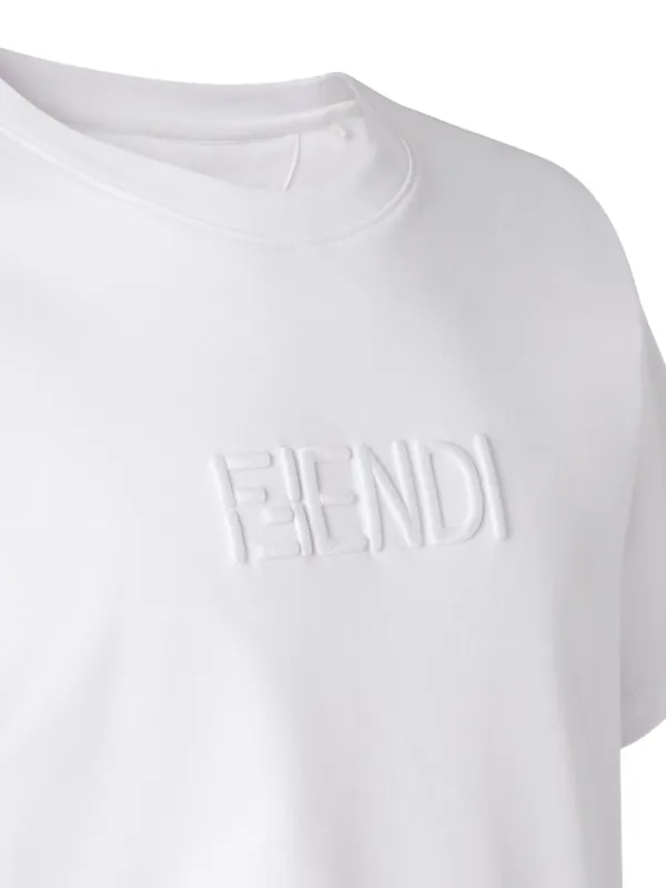 FENDI エンボス Tシャツ | ホワイト | FARFETCH JP