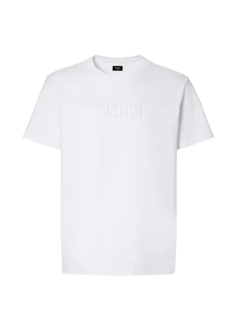 FENDI camiseta con diseño en relieve