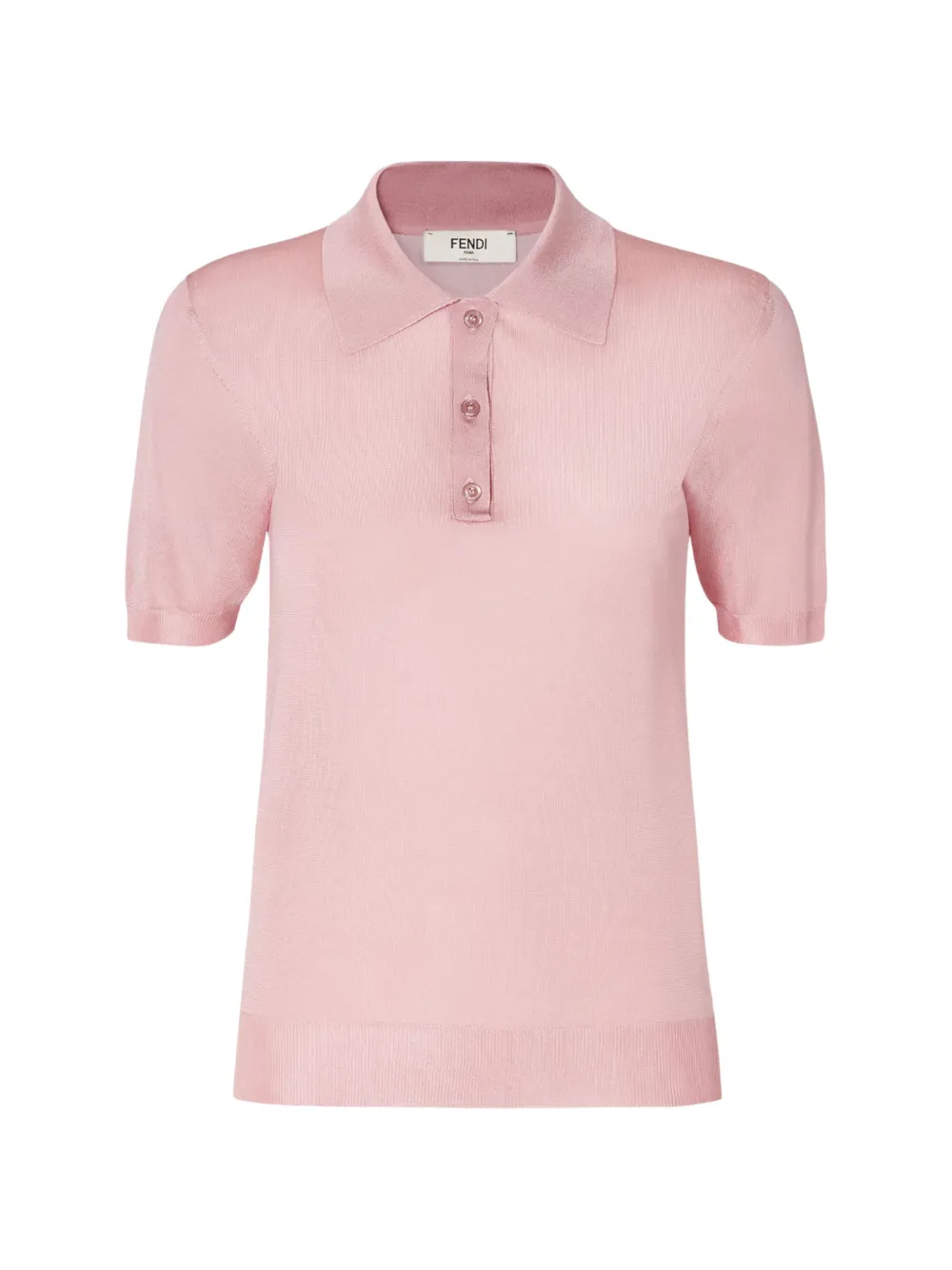 FENDI Polo con bottoni - Rosa