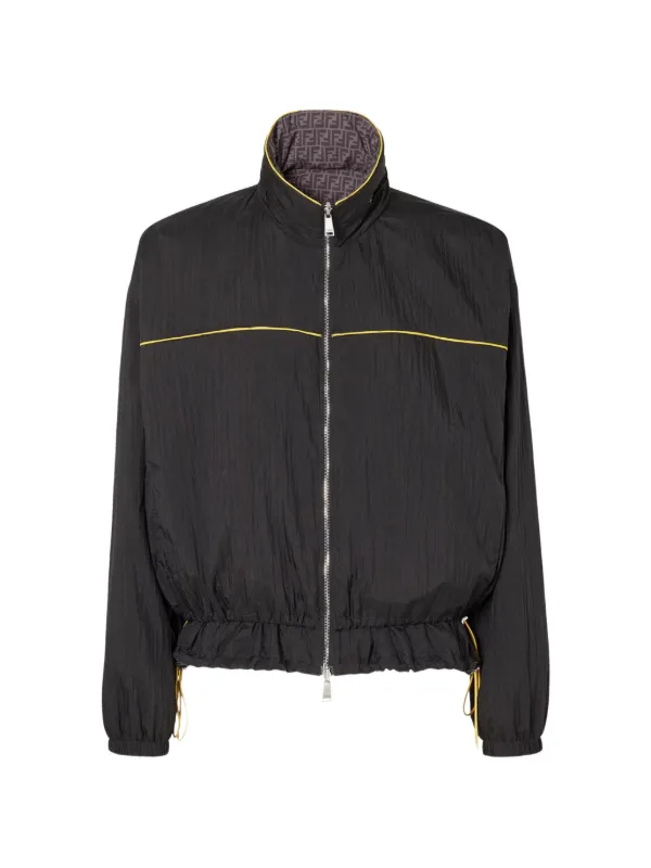 Fendi Windbreaker Jacket in Black