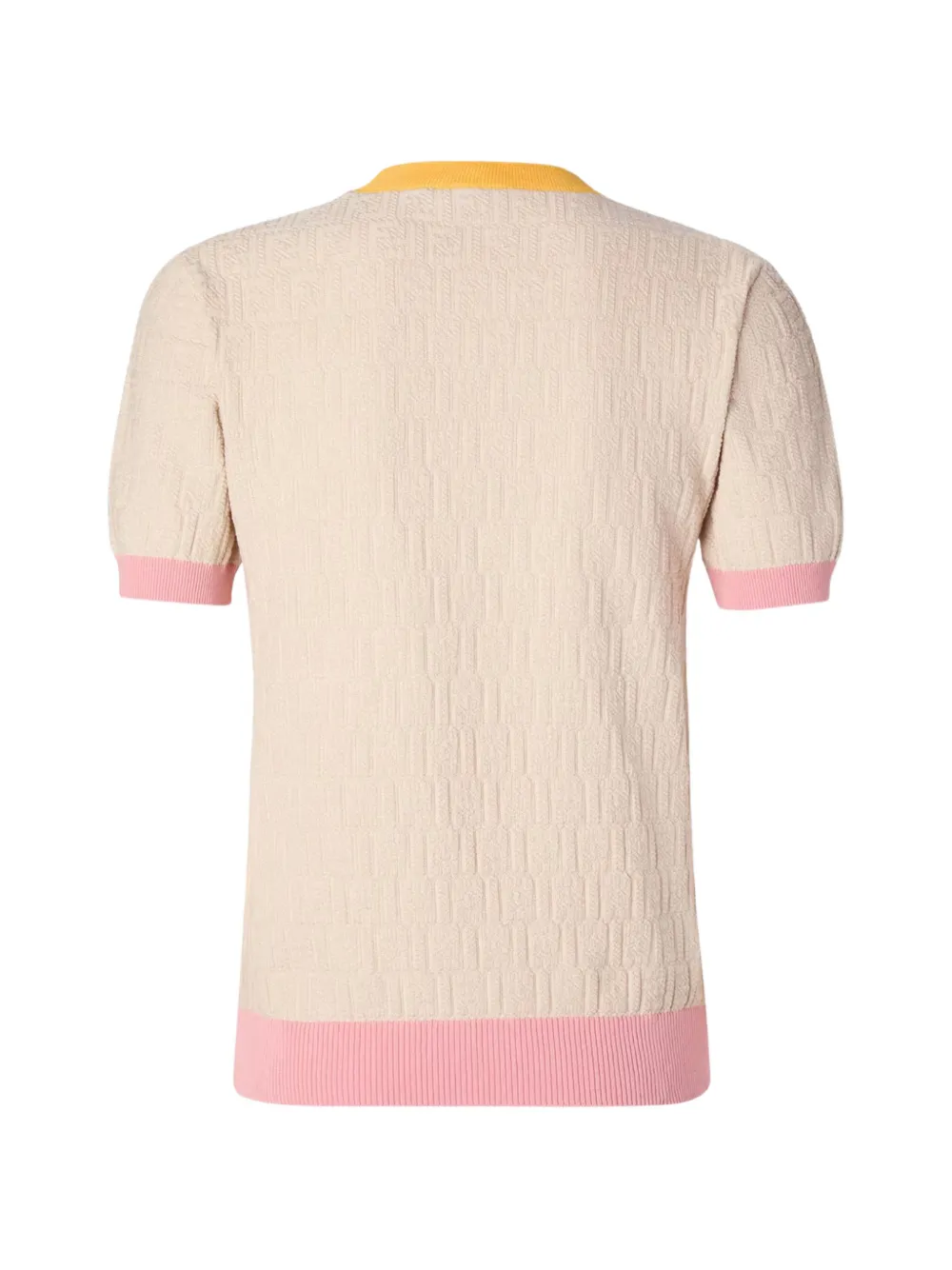 FENDI Getextureerd T-shirt Beige