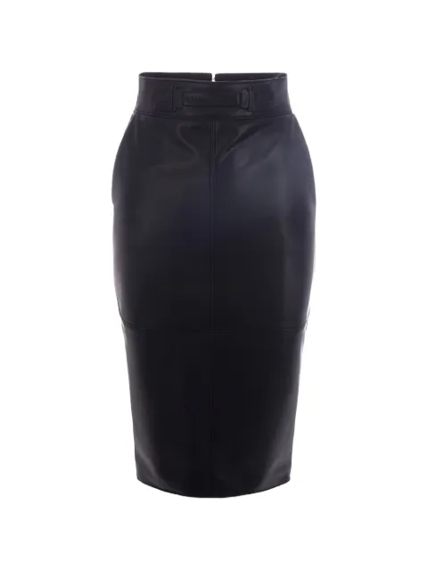 Elisabetta Franchi logo-waistband midi skirt