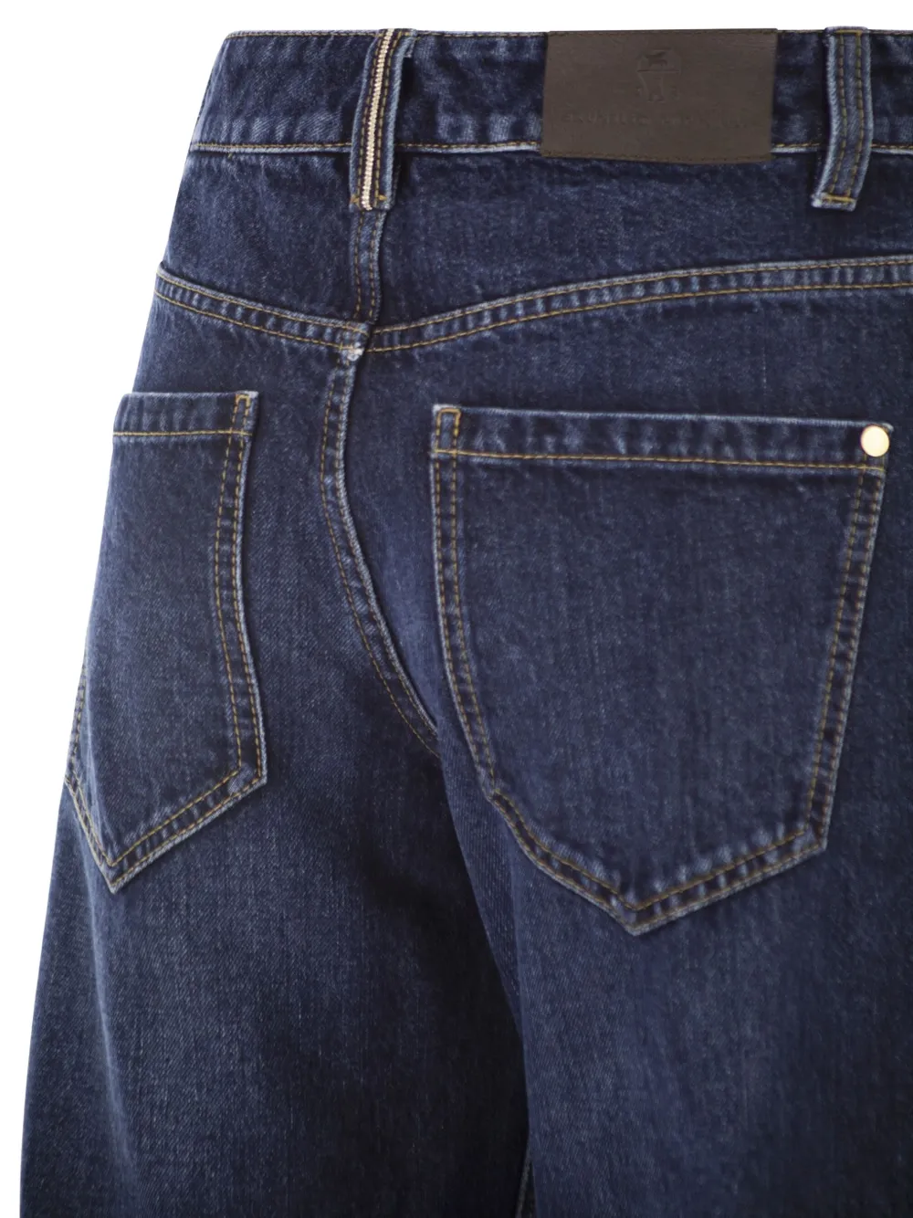 Brunello Cucinelli Broek met wijde pijpen Blauw