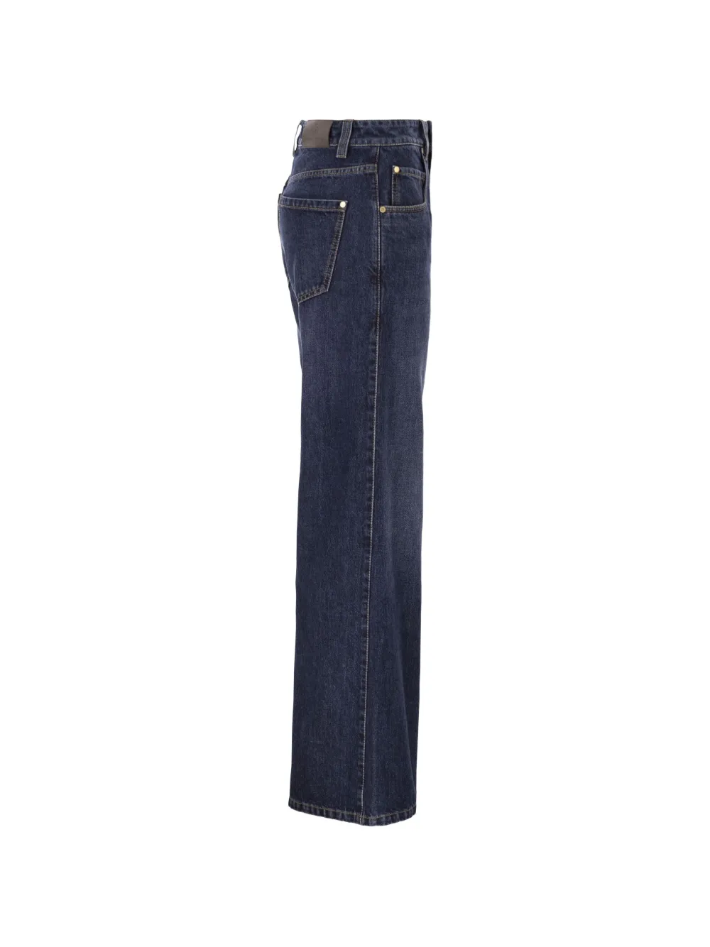 Brunello Cucinelli Broek met wijde pijpen Blauw
