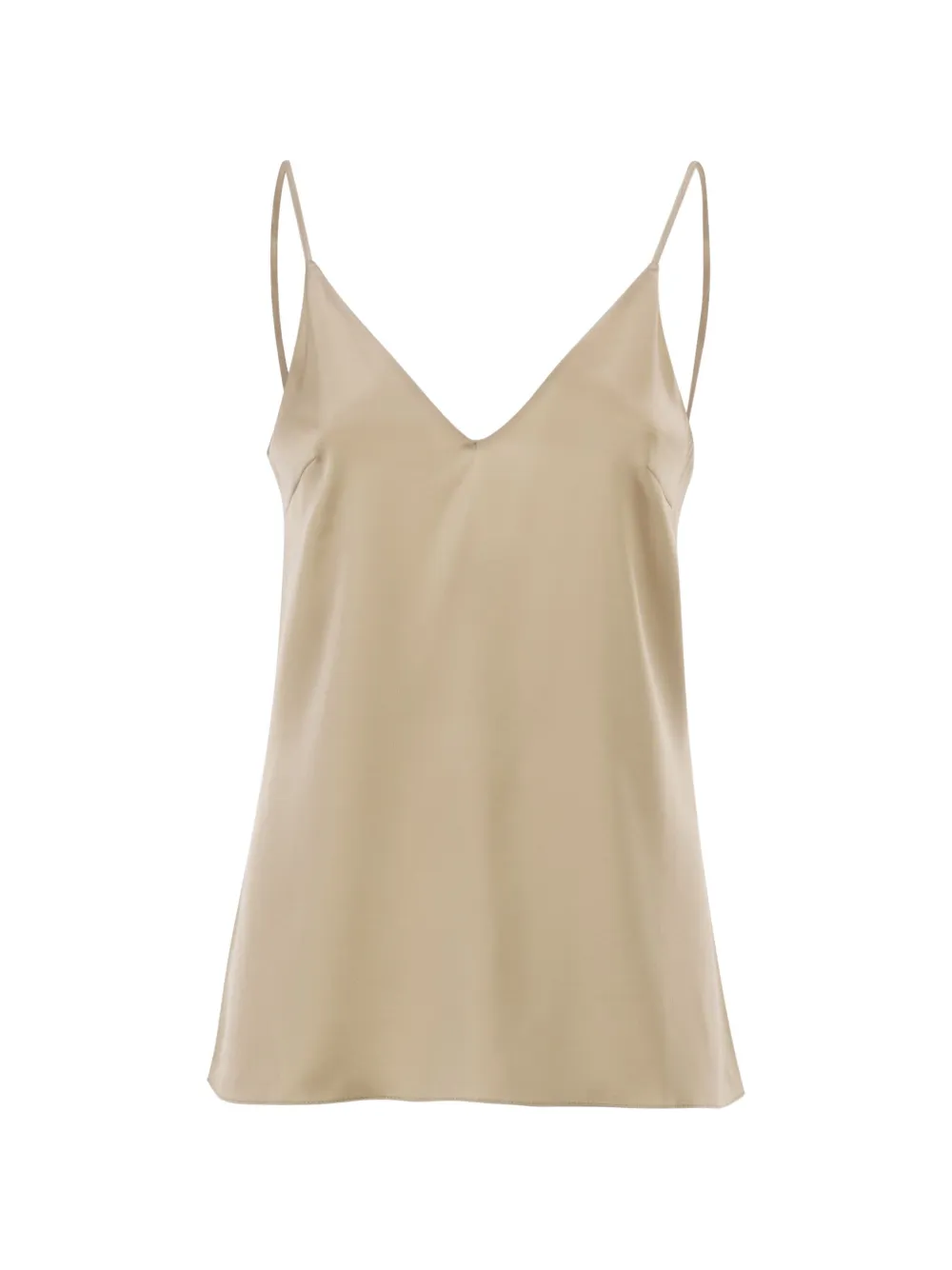 Brunello Cucinelli stretch V-neck top - Toni neutri