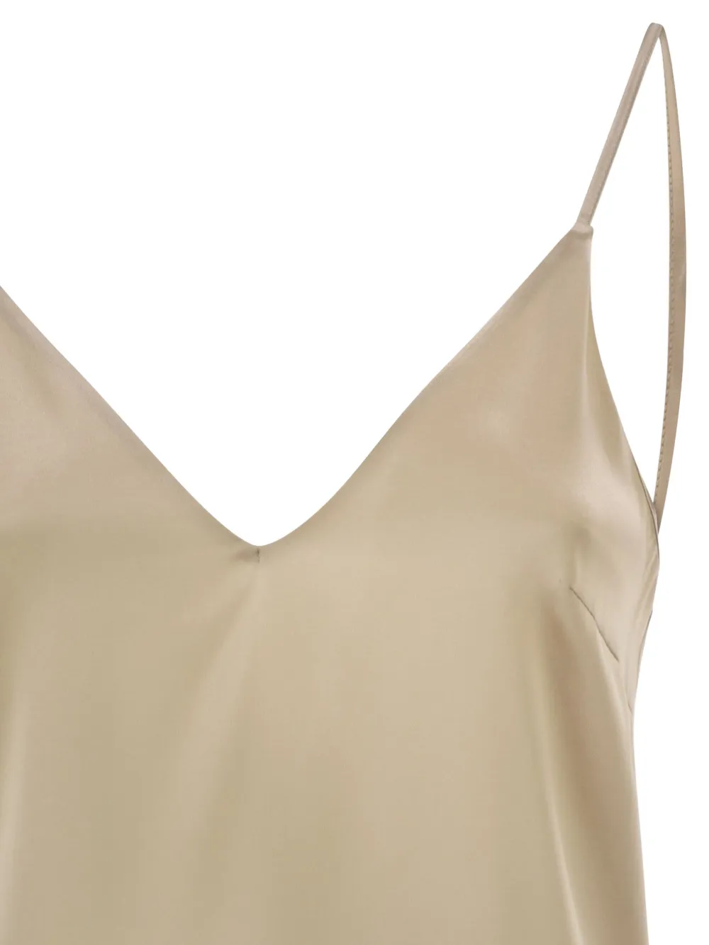 Brunello Cucinelli Top met V-hals Beige