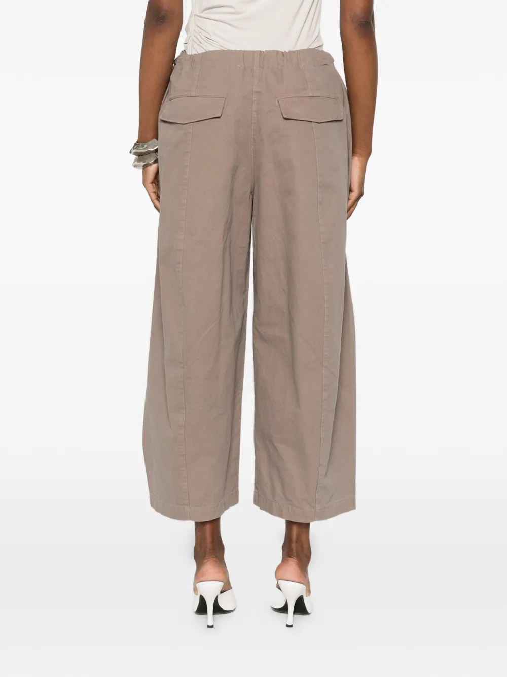 ENTIRE STUDIOS Culotte met trekkoord Grijs
