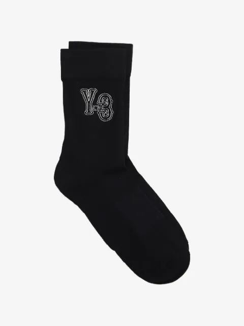 Y-3 logo socks