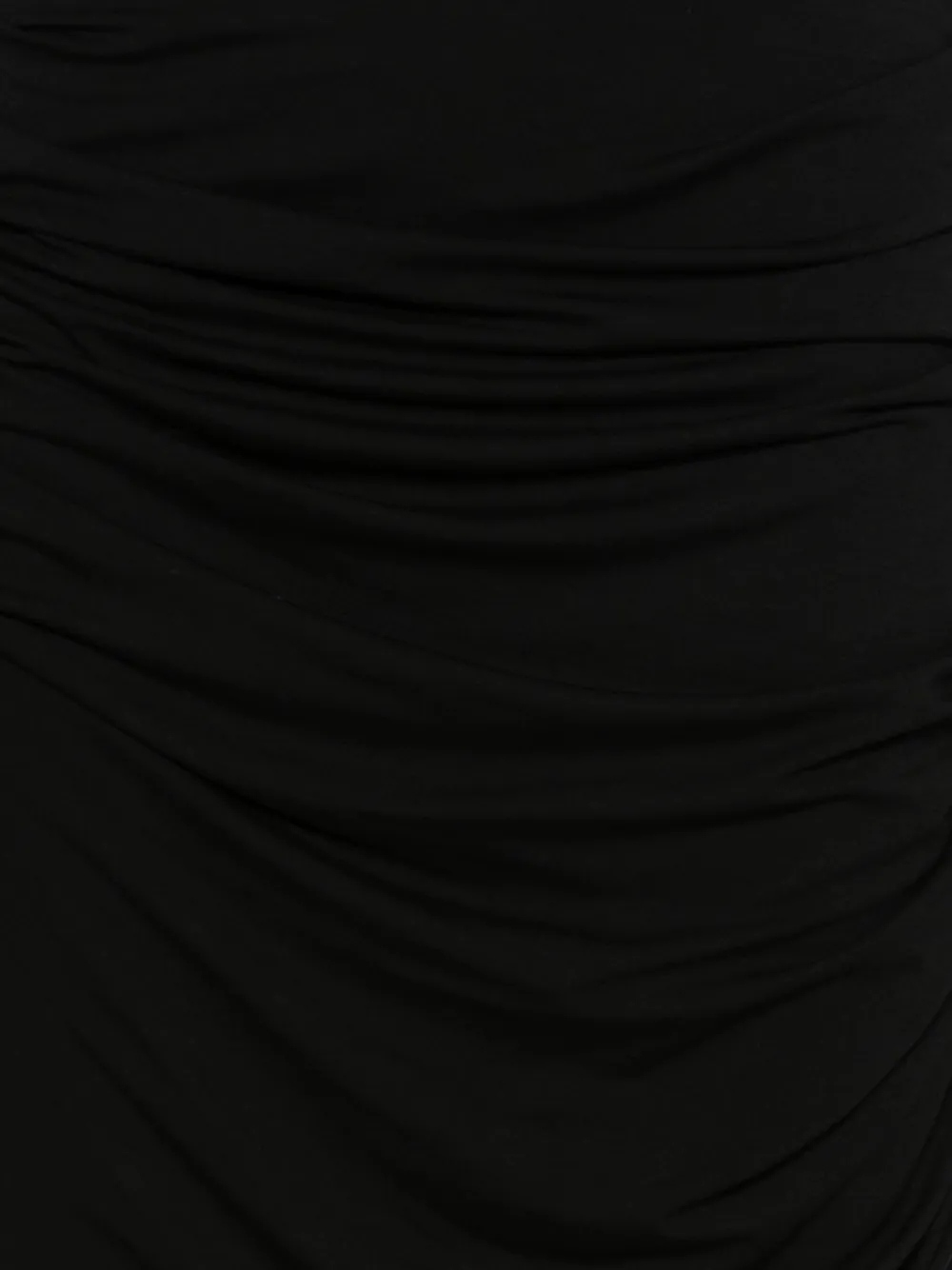  Entire Studios Ruched Maxi Skirt - Black 
