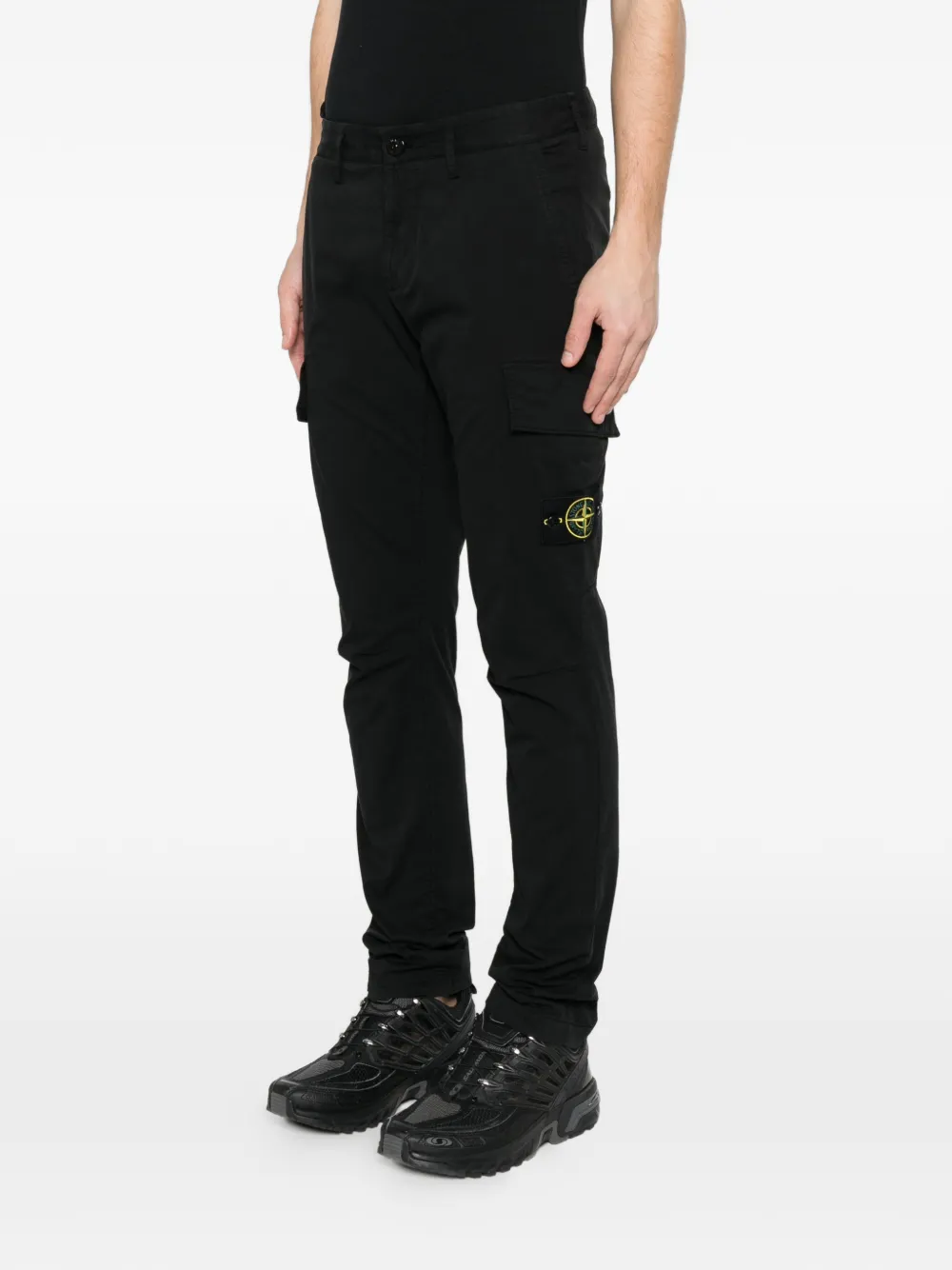 Stone Island カーゴパンツ | ブラック | FARFETCH JP