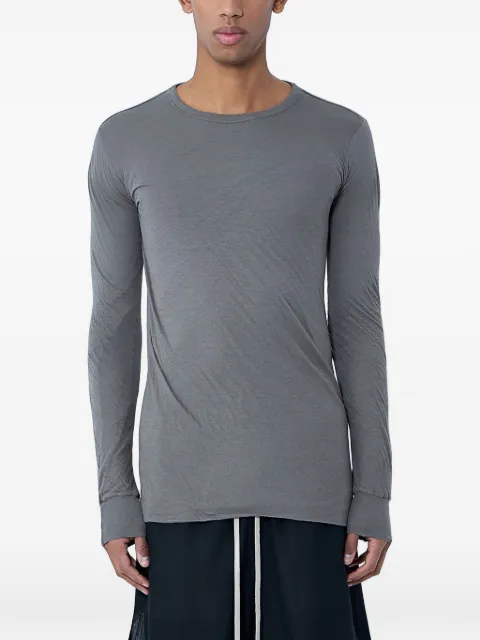 Rick Owens playera maga larga con cuello redondo
