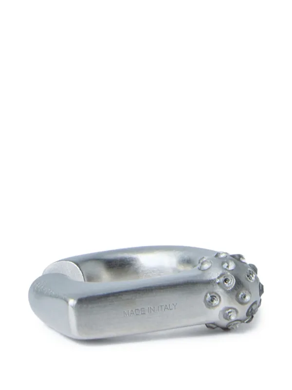 Rick Owens Orb Ear Cuff in Silver