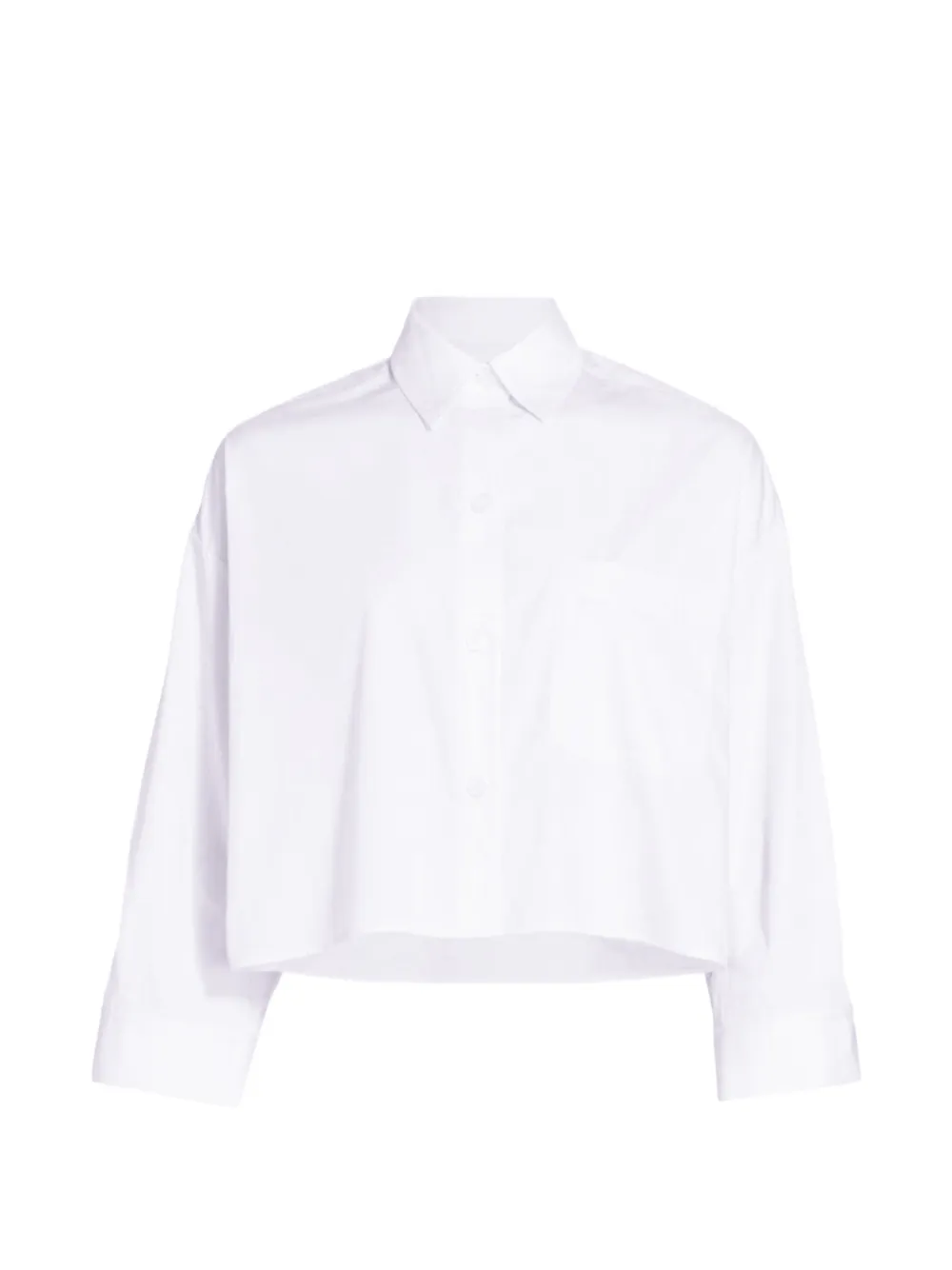 TWP Soon To Be Ex cropped shirt - Bianco