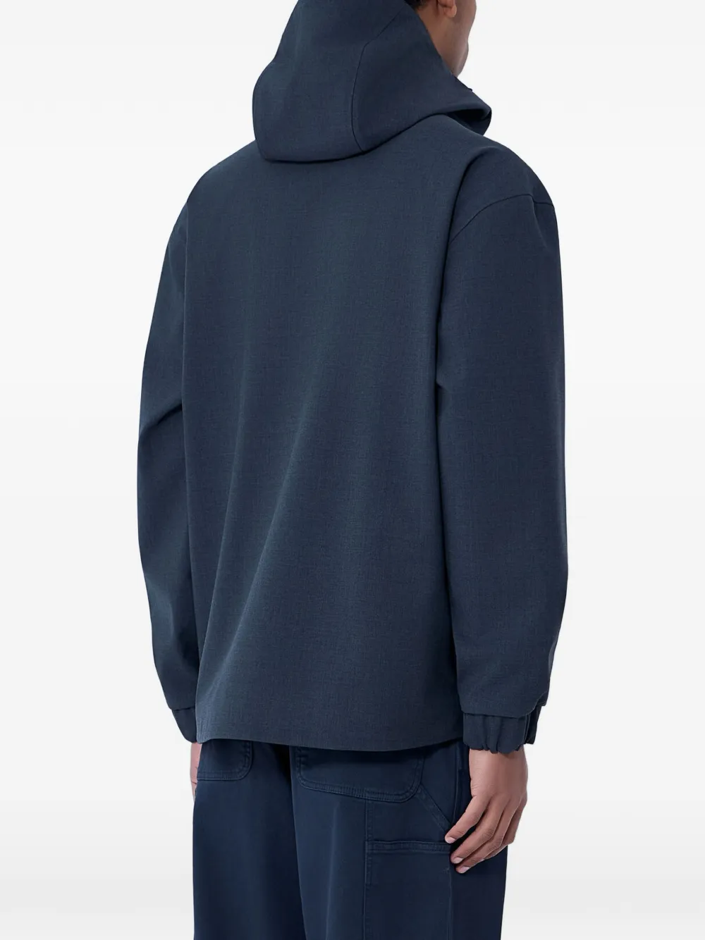 Moncler Jack met hoge hals Blauw