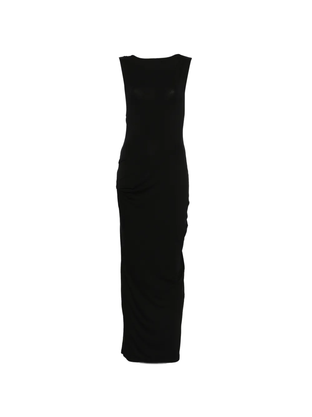 ENTIRE STUDIOS draped sleeveless maxi dress - Nero