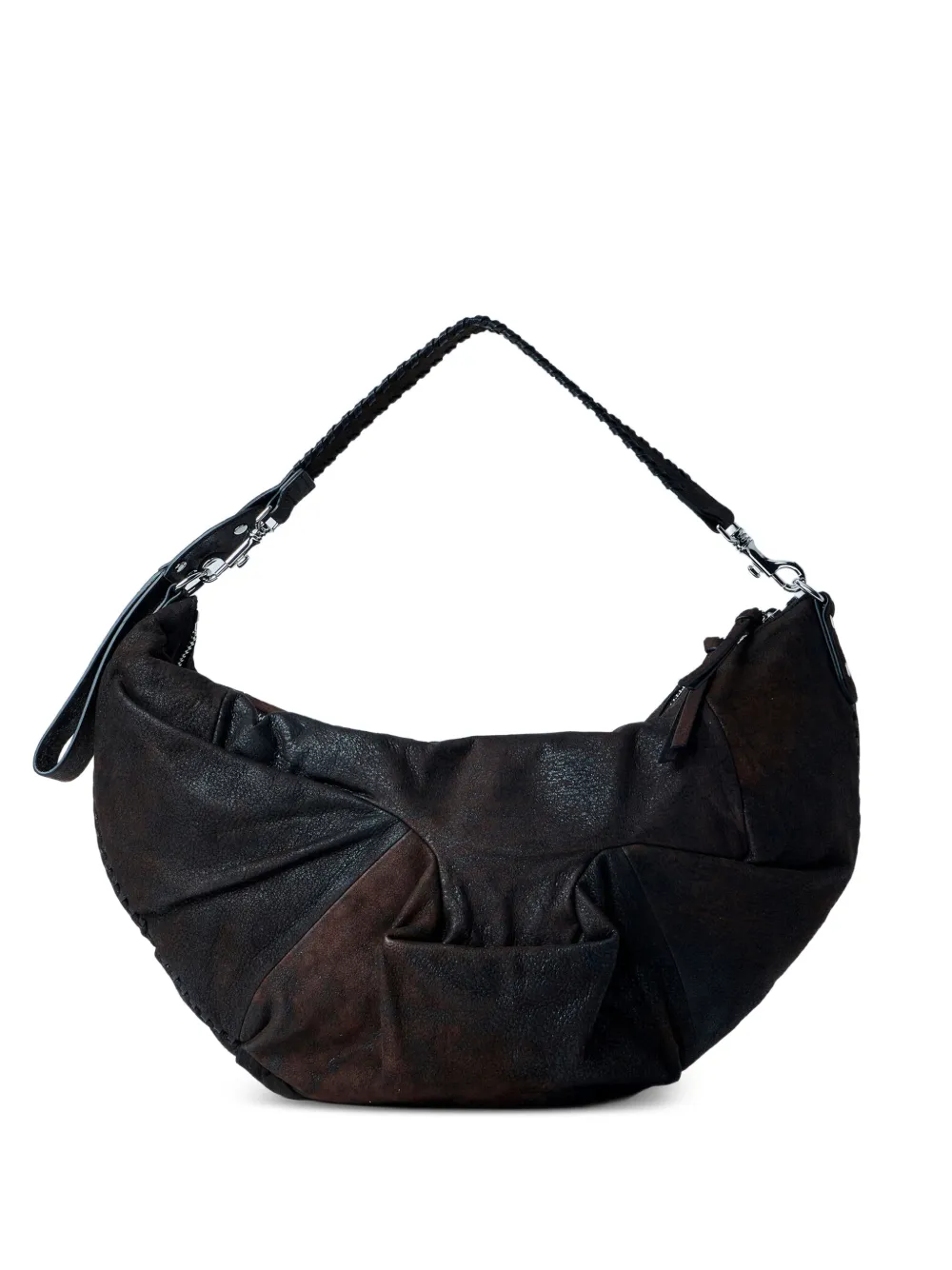 Vivienne Westwood leather shoulder bag - Marrone
