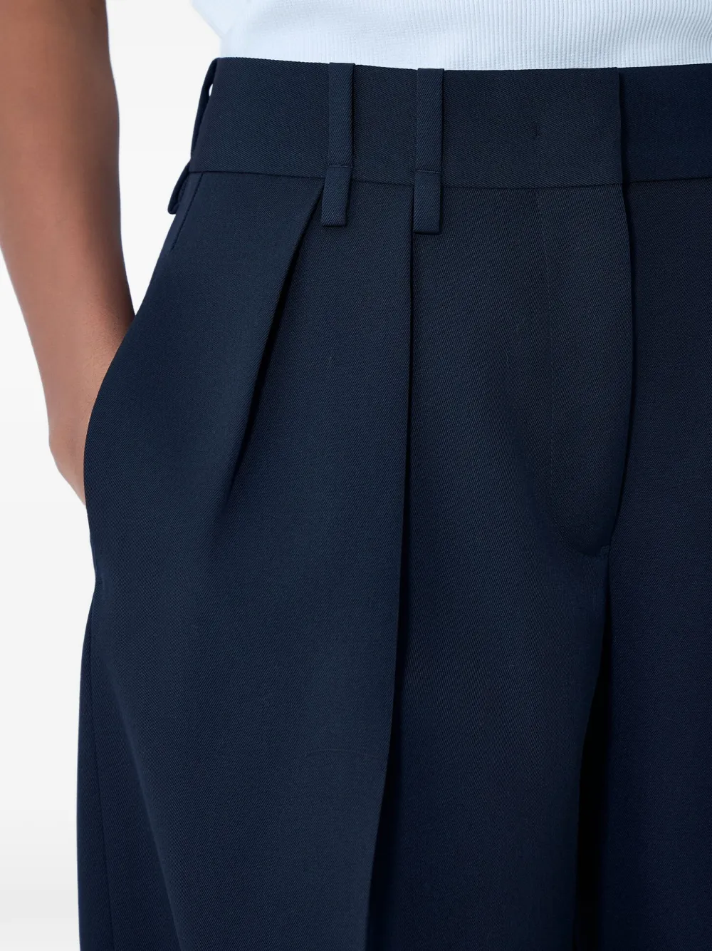 Jil Sander Plooibroek Blauw