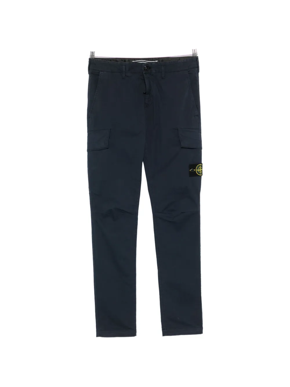 Stone Island logo-patch cargo pants - Blu