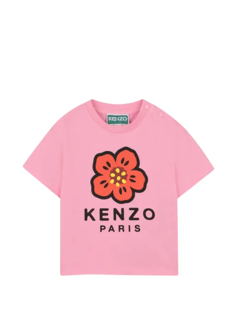 Kenzo Kids playera con logo estampado