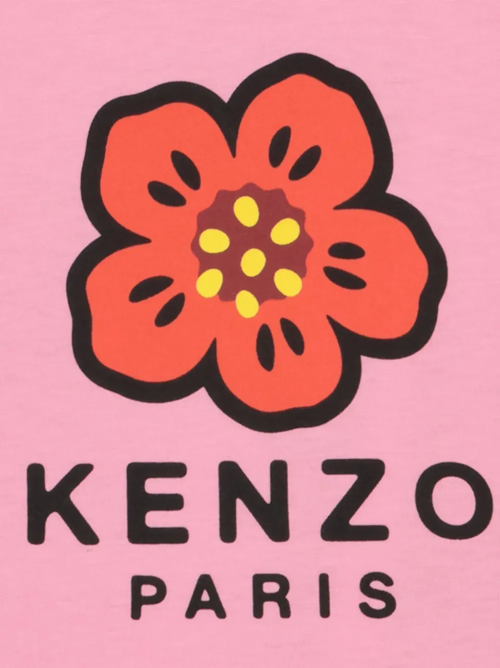 Kenzo Kids T-shirt met logoprint Roze