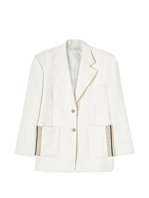 Palm Angels blazer à simple boutonnage