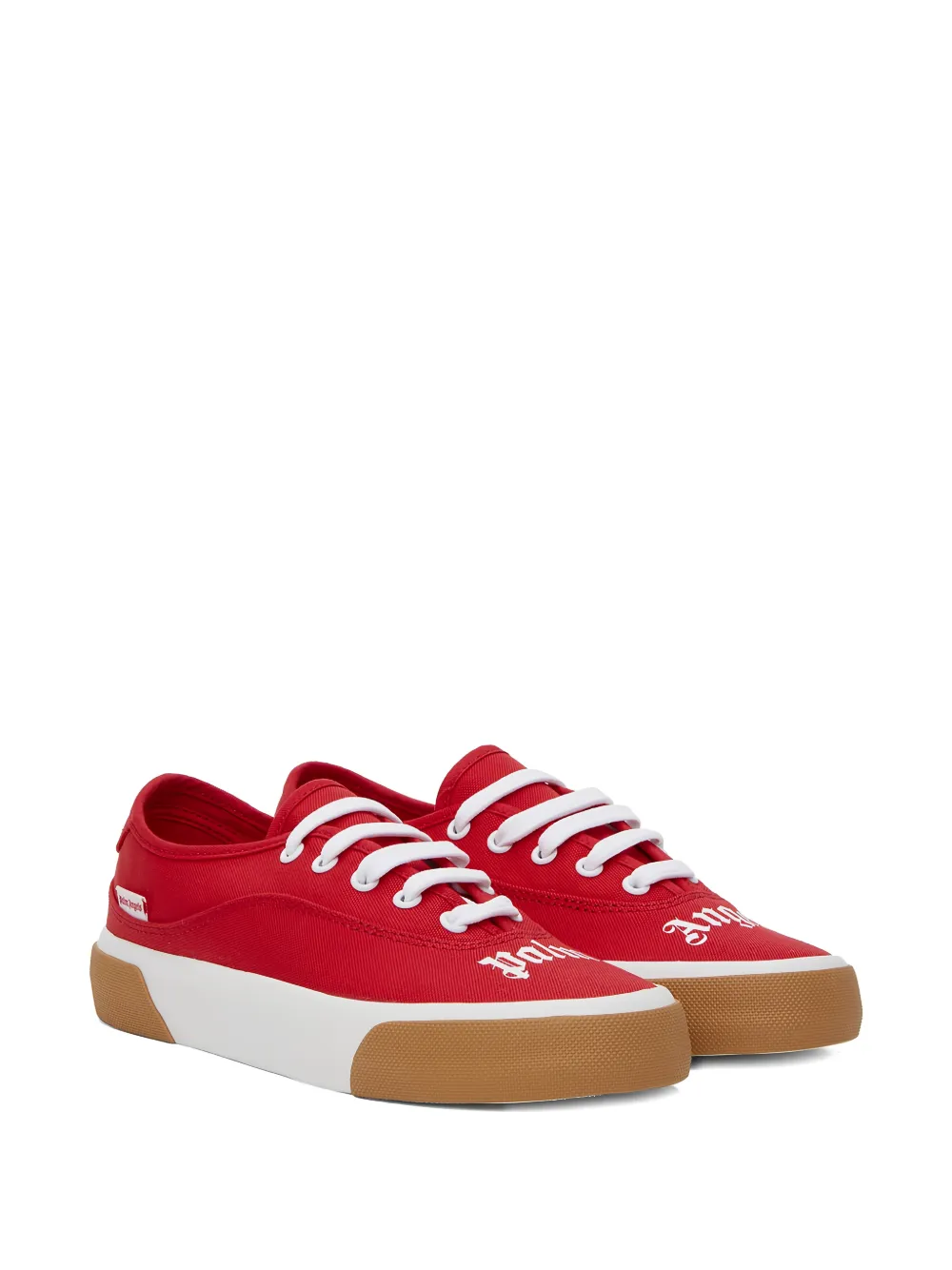 Palm Angels Skater logo lace-up sneakers Rood