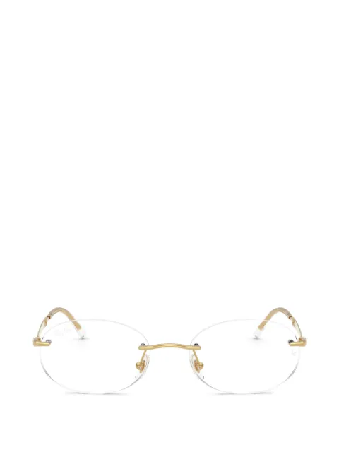 Ray-Ban oval-frame glasses