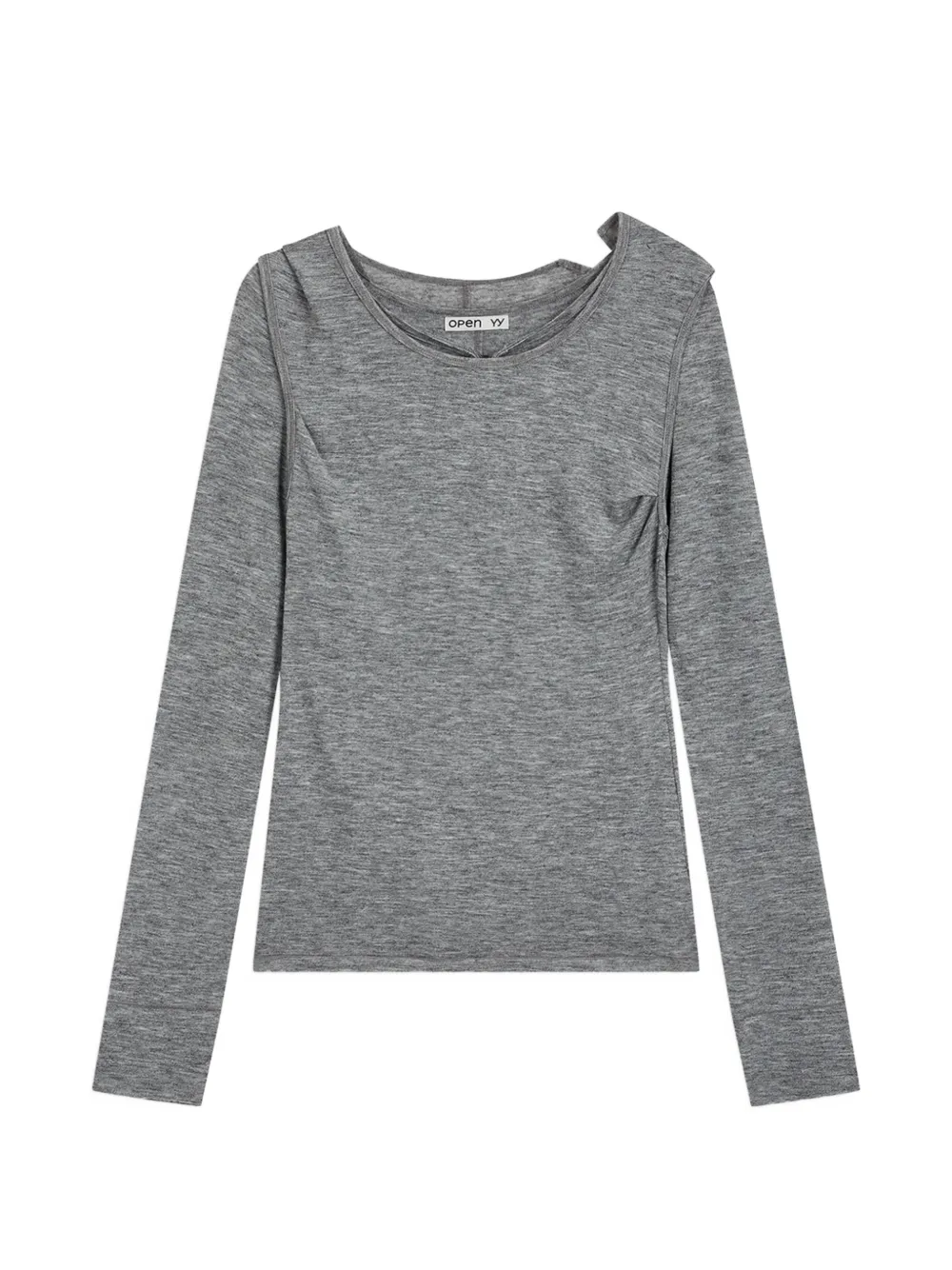 Open YY hook convertible dress - Grigio