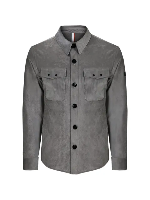 PMDS velvet chest pockets shirt jacket