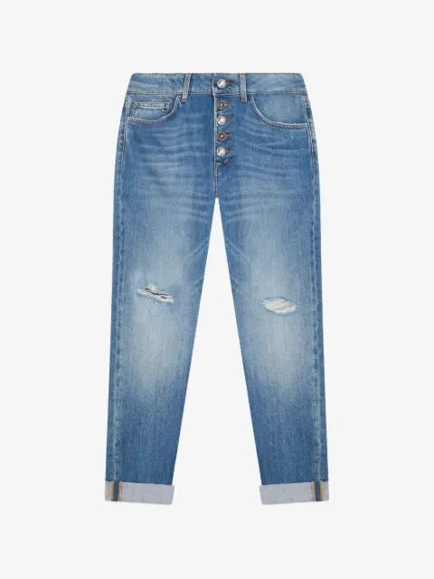 DONDUP distressed buttoned jeans
