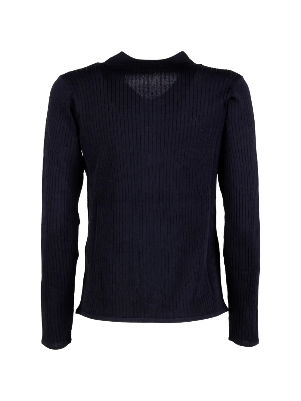 Seventy Ribgebreid vest Blauw