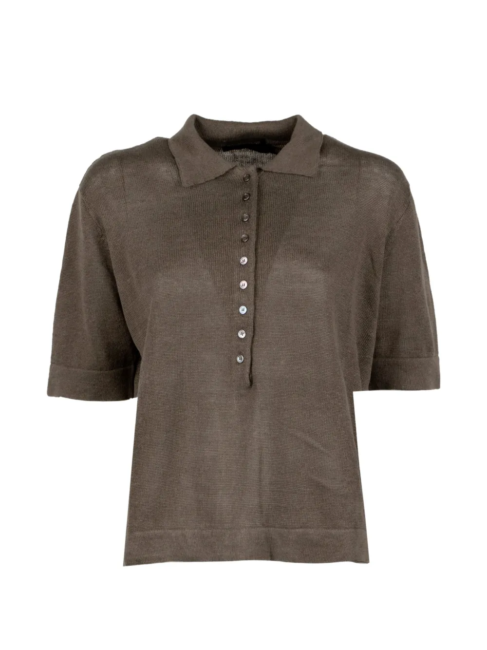 Seventy buttoned polo shirt - Verde