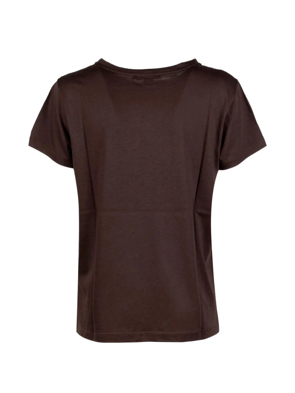 Seventy T-shirt met ronde hals Bruin