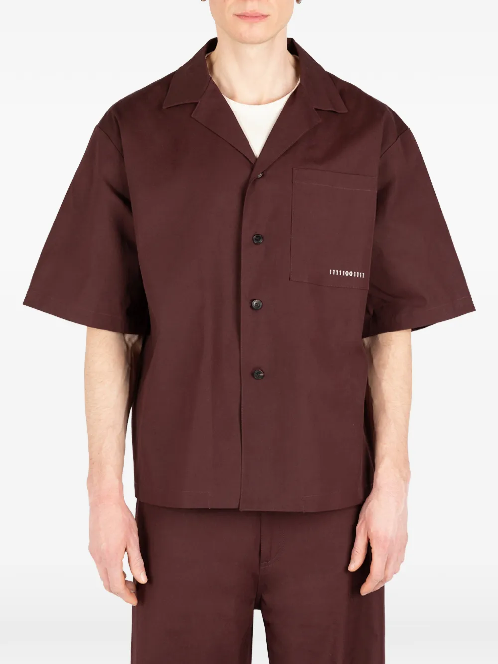 Société Anonyme Boo pocket buttoned shirt - Rosso