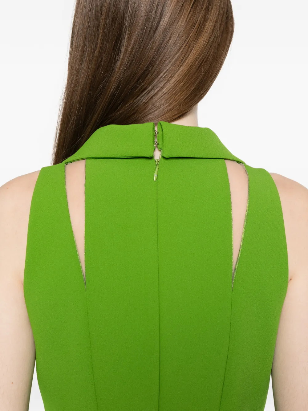 Elisabetta Franchi Shiftjurk met knoopdetail Groen