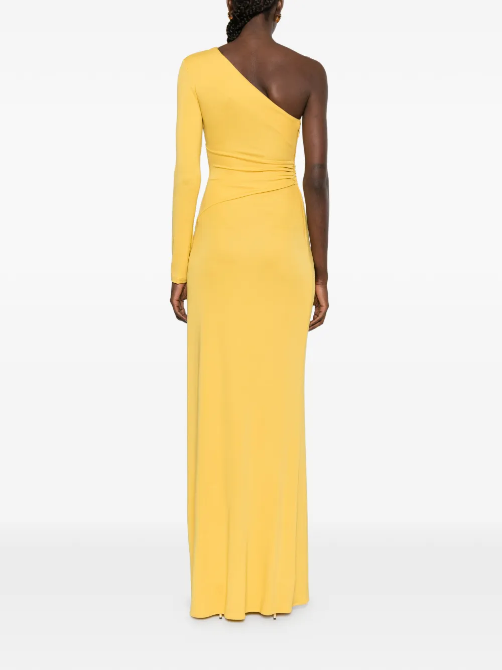 Elisabetta Franchi Uitgesneden maxi-jurk Geel