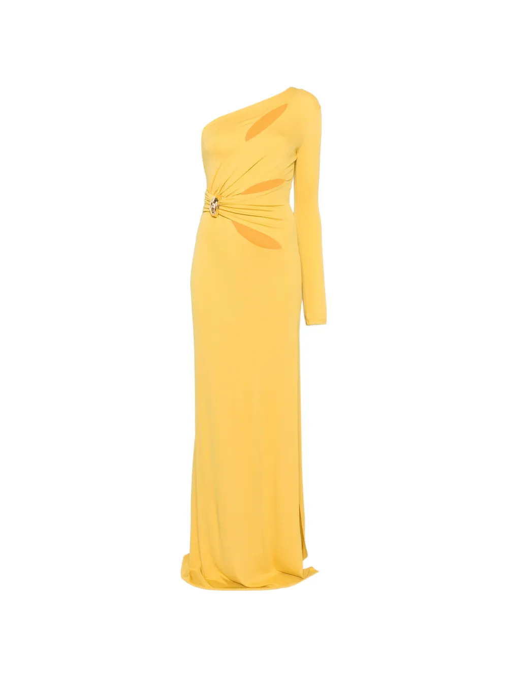 Elisabetta Franchi cut-out maxi dress - Giallo