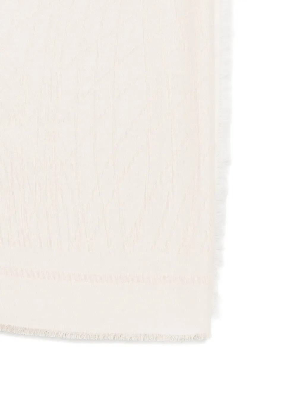 Elisabetta Franchi Foulard sjaal met lurex Beige