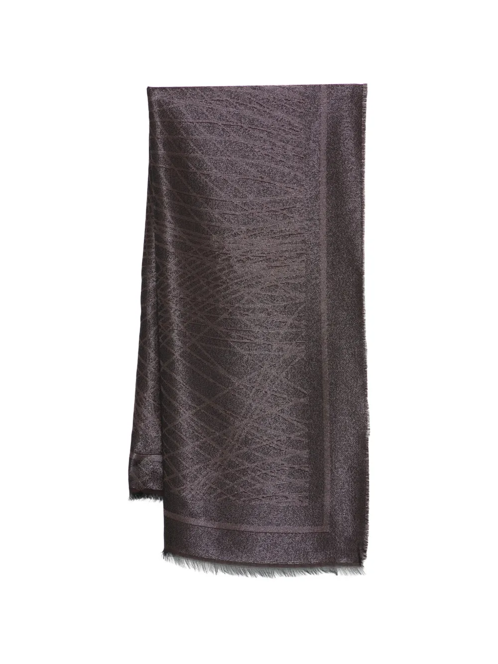 Elisabetta Franchi patterned scarf - Marrone